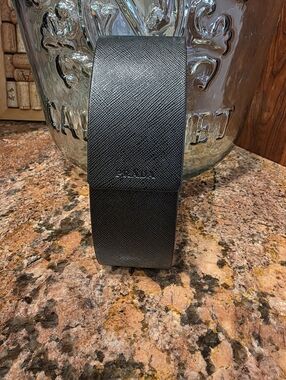 Prada Black Saffiano Leather Sunglass Case